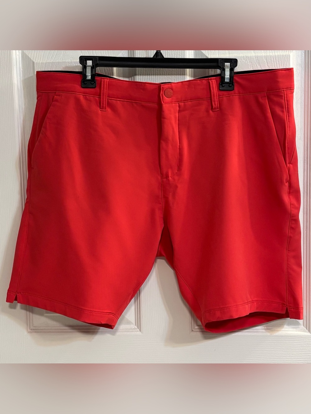 TEE TIME Men’s Golf Shorts Size 38 Coral Performance Stretch 9” Inseam